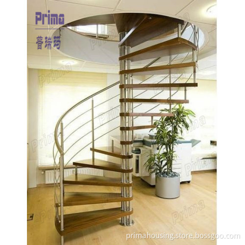 Indoor Spiral Staircase for Small Spaces Prefabricated Spiral Stairs Pr-S39